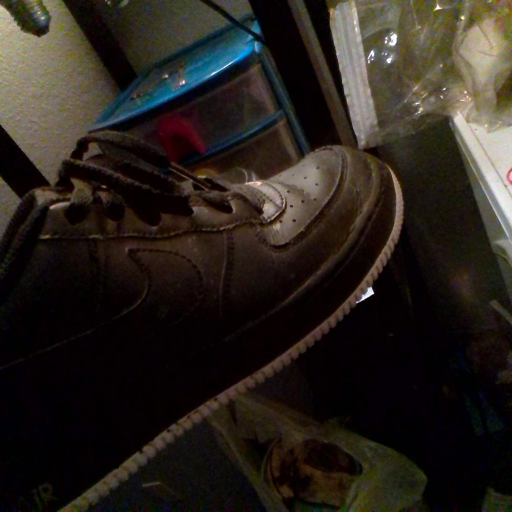 black af1 gold embr.